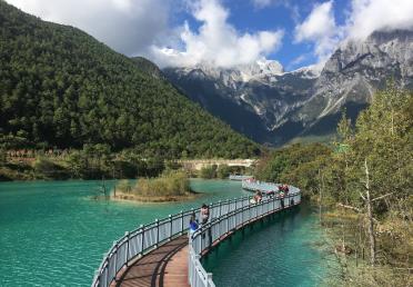 景點：玉龍雪山藍(lán)月谷